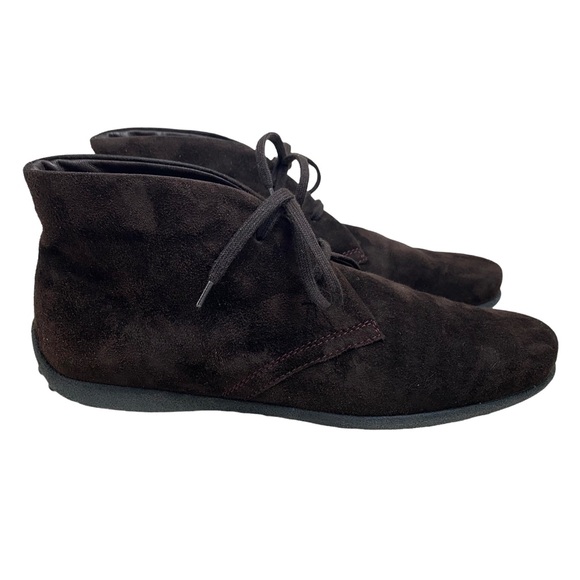 Tod's Shoes - Tod's Brown Suede Leather Chukka Ankle Boots 10 Booties